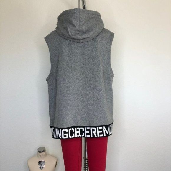 Opening Ceremony OC Elastic Logo Hoodie Vest Muscle Tank - Picture 7 of 9